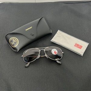 Ray Ban CROMANCE aviator polarized sunglasses. RB 3562 019/BO 59 14 140